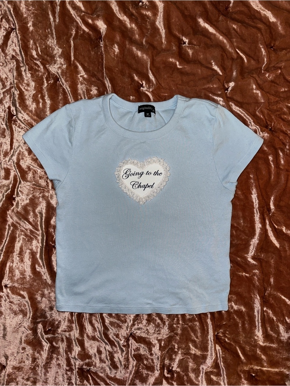 Bridal 'Going to the Chapel' Heart Tee